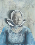 Z.T. 90 x 70 cm , mixed media / doek,2009